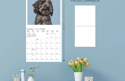 Calendario 2026 Pared 12M - Judgmental Dogs
