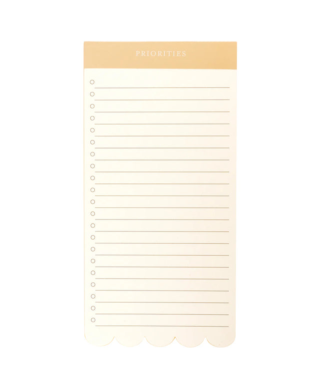 Block de Notas - Priorities Crema