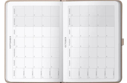 Agenda 2026 Mediana 12M Sem Vista - Caramelo