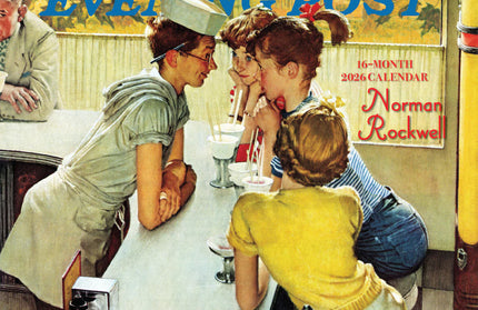 Calendario 2026 Pared 12M - Saturday Evening Post