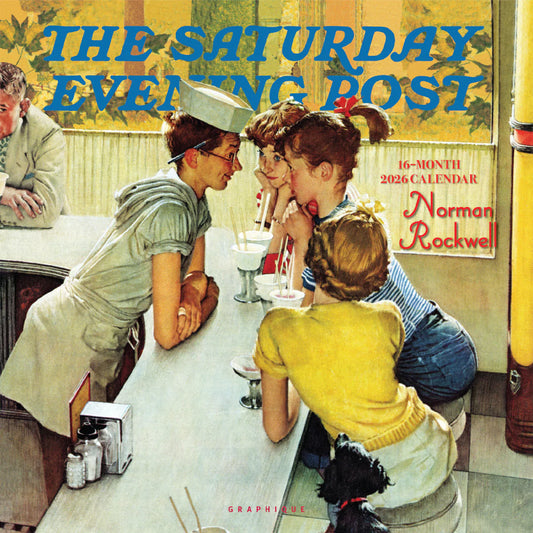 Calendario 2026 Pared 12M - Saturday Evening Post