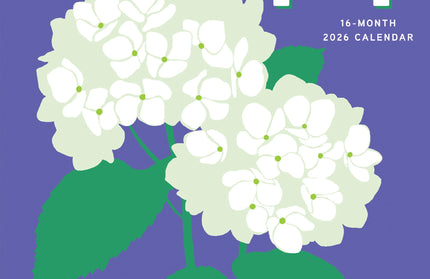 Calendario 2026 Pared 12M - Flower Pop