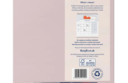 Calendario 2026 Escritorio 12M - Floral