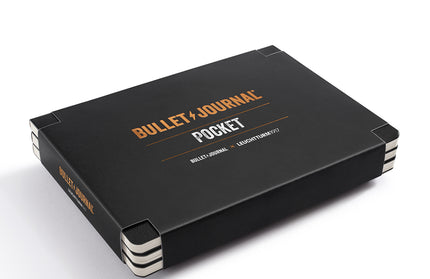 Set 3 Libretas de Bolsillo Bullet Journal - Negro