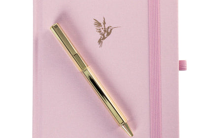 Libreta Composición con Boligrafo - Rosado