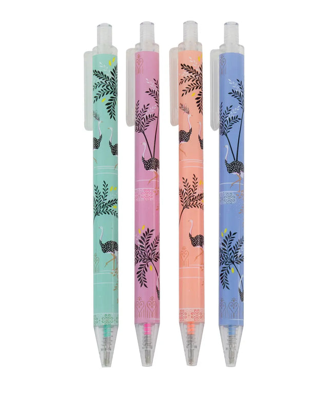 Set 4 Bolígrafos de Gel Sara Miller - Savannah
