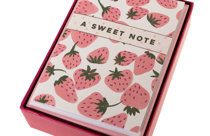 Caja Tarjetas Pink Strawberry