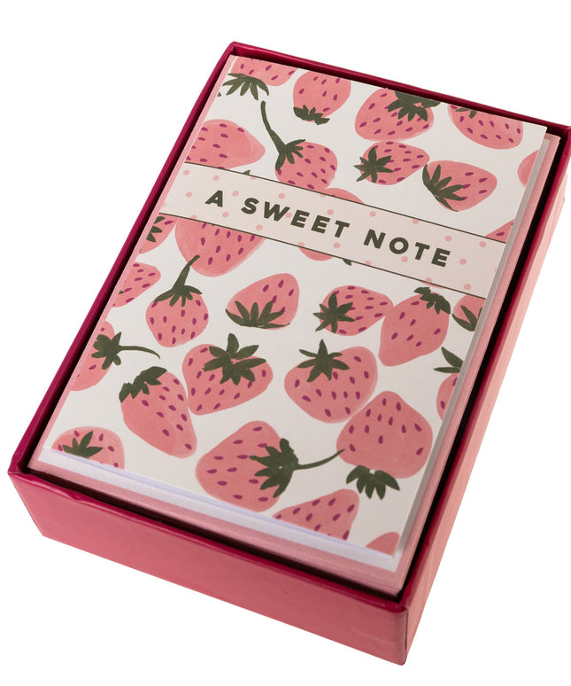 Caja Tarjetas Pink Strawberry
