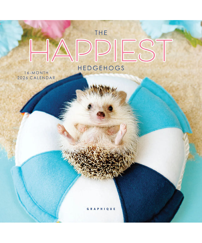 Calendario 2026 Pared Mini 12M - Happiest Hedgehogs