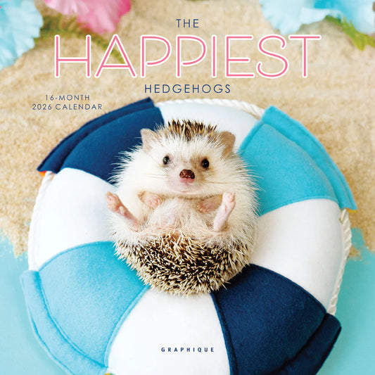 Calendario 2026 Pared Mini 12M - Happiest Hedgehogs