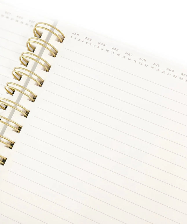 Cuaderno Espiral Tapa Dura Rayas Blancas y Negras
