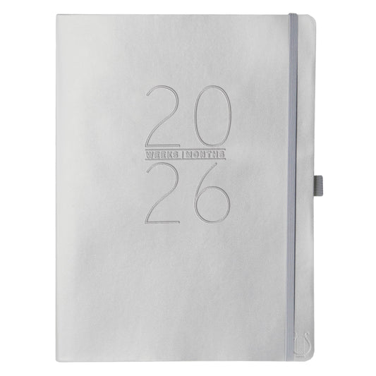 Agenda 2026 18M Semanal A4 Apollo - Plateado