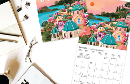 Calendario 2026 Pared 12M - Around the World