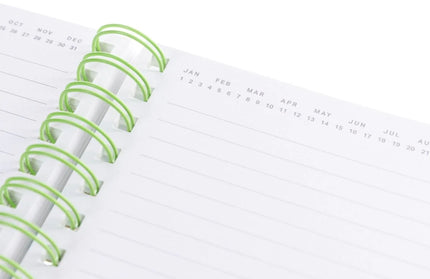 Cuaderno Espiral Tapa Dura - Margaritas