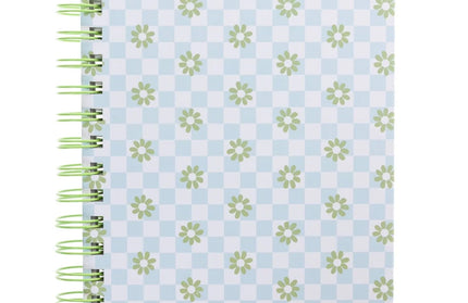 Cuaderno Espiral Tapa Dura - Margaritas