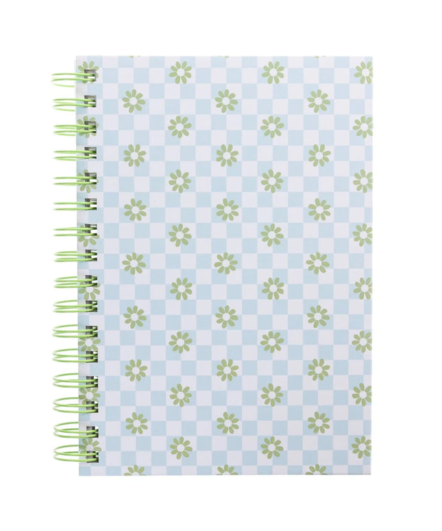 Cuaderno Espiral Tapa Dura - Margaritas