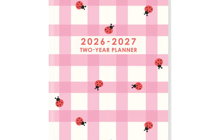 Agenda 2026 Bolsillo Mensual 24M - Whimsical Pattern