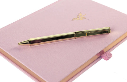 Libreta Composición con Boligrafo - Rosado