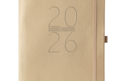 Agenda 2026 18M Semanal A4 Apollo - Dorado