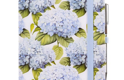 Libreta Composición con Boligrafo - Hortensias