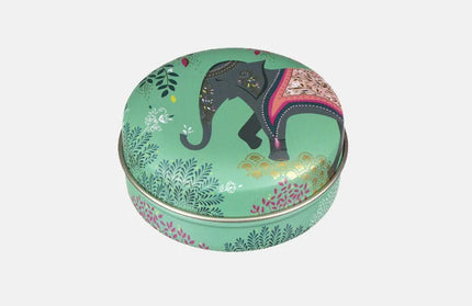 Caja Metalica Mini Redonda Sara Miller - Animales