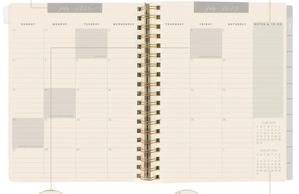 Agenda 2026 18M Semanal Anillado A5 - Print Floral