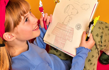 Set 2 boligrafo y portaminas - Snoopy