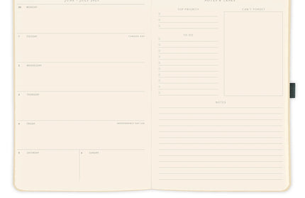 Agenda 2026 18M Semanal A4 Apollo - Plateado