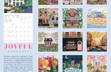 Calendario 2026 Joyful Landscapes 12 Mese
