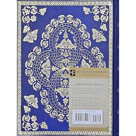 Libreta Gilded Butterflies