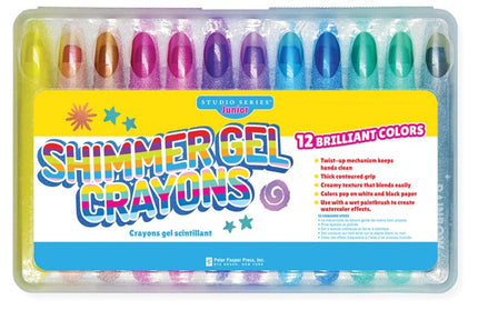 Set 12 Crayones Glitter
