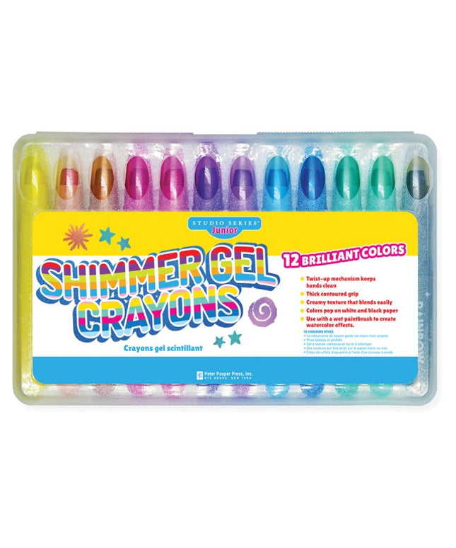 Set 12 Crayones Glitter