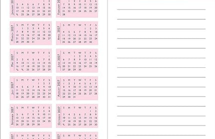 Agenda 2025 Watercolor Garden 24 Meses