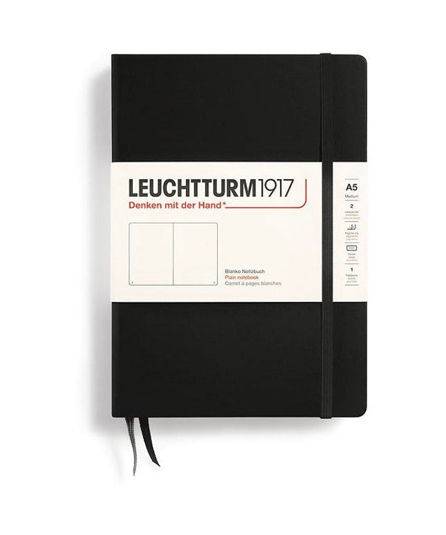 Libreta Mediana Tapa Dura Black