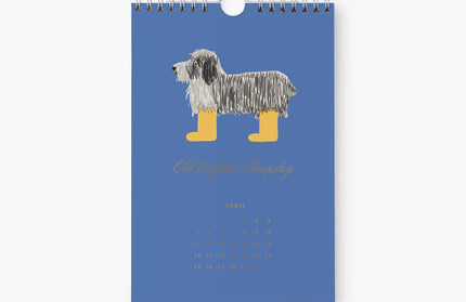 Calendario de cocina 2027 - Perro del Mes