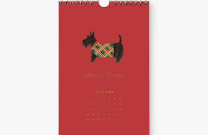 Calendario de cocina 2027 - Perro del Mes