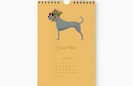 Calendario de cocina 2027 - Perro del Mes