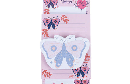 Set de Taco de Notas Mariposas