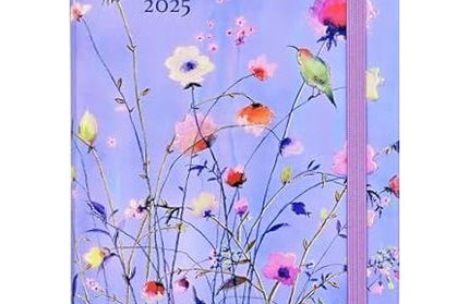 Agenda 2025 Lavender Wildflowers 16 Meses