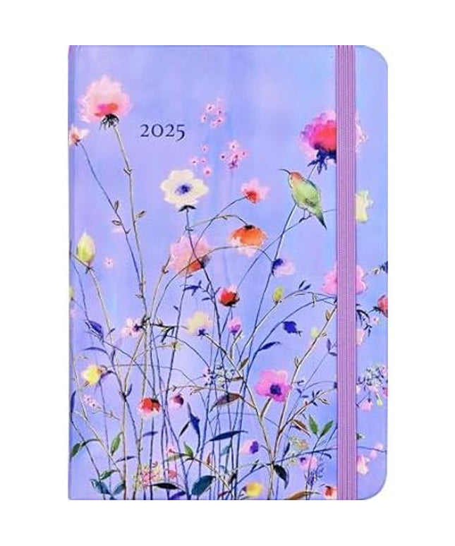 Agenda 2025 Lavender Wildflowers 16 Meses