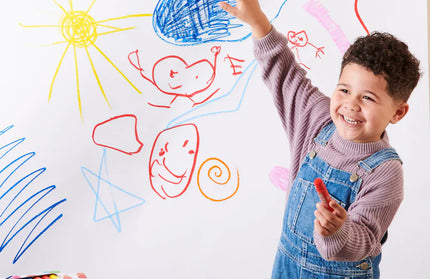 Set 6 Crayones Gruesos Secado Rápido