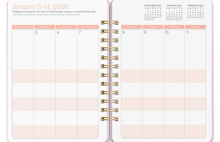 Agenda 2026 Anillada Sem Vista 17M - Bella Flora