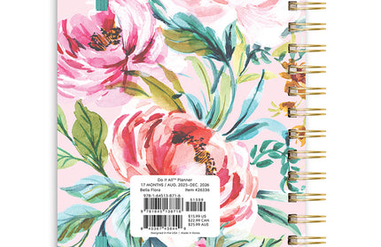 Agenda 2026 Anillada Sem Vista 17M - Bella Flora