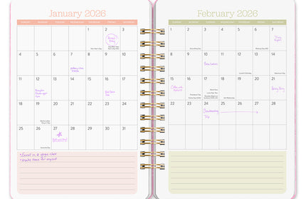 Agenda 2026 Anillada Sem Vista 17M - Bella Flora