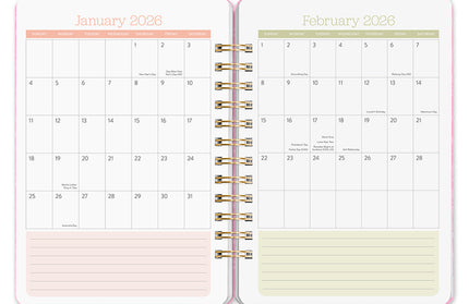 Agenda 2026 Anillada Sem Vista 17M - Bella Flora