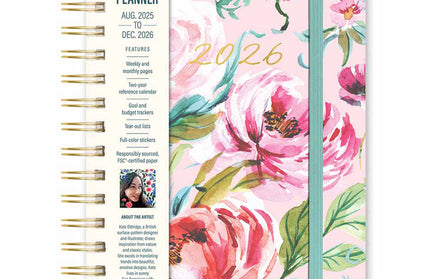 Agenda 2026 Anillada Sem Vista 17M - Bella Flora