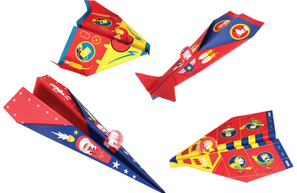 Kit de Origami para Niños - Aviones De Papel