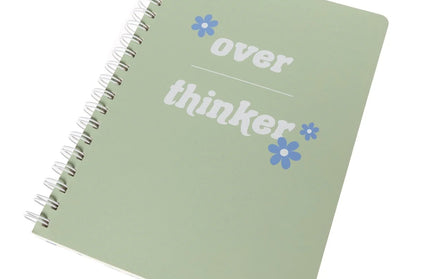 Cuaderno Anillado Grande Ecocuero - Over Thinker