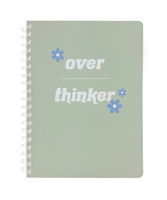 Cuaderno Anillado Grande Ecocuero - Over Thinker