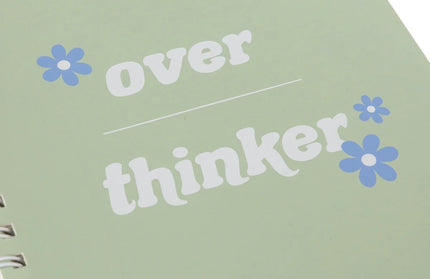 Cuaderno Anillado Grande Ecocuero - Over Thinker